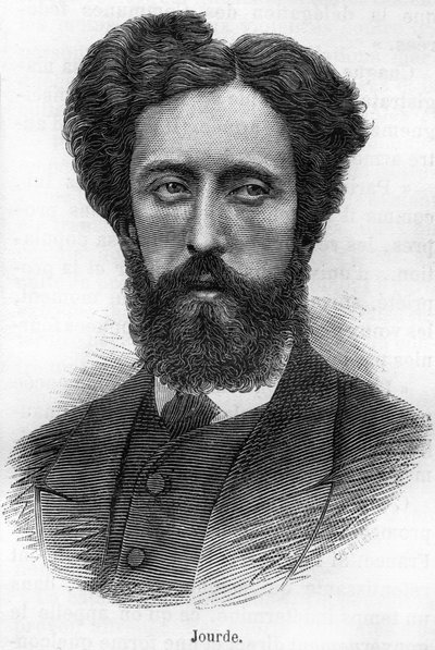 Ritratto di François Jourde. Rivoluzionario francese 1843-1893 da Unknown artist