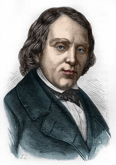 Ritratto di François Vincent Raspail (1794-1878), biologo, chimico e politico francese. da Unknown artist
