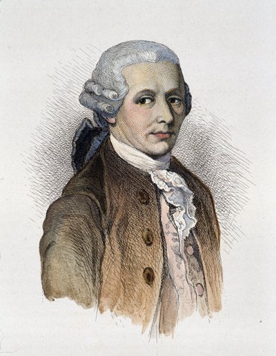 Ritratto di Franz Joseph Haydn (1732-1809) compositore - incisione da Unknown artist