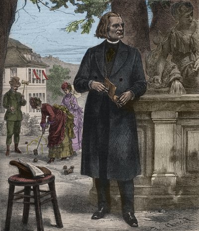 Ritratto di Franz Liszt (1811-1886), compositore, pianista e direttore d