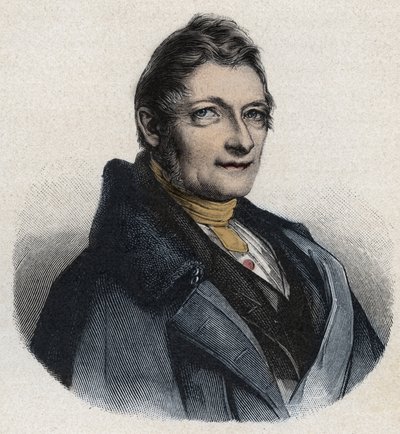 Ritratto di Franz Xaver Gabelsberger (1789-1849) inventore inglese da Unknown artist