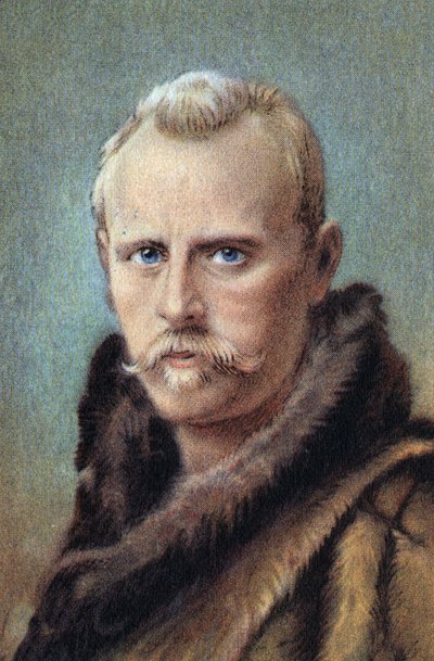 Ritratto di Fridtjof Nansen, esploratore norvegese da Unknown Artist