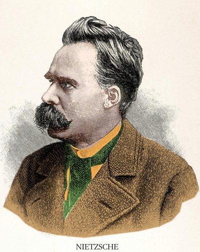 Ritratto di Friedrich Nietzsche (1844-1900) da Unknown artist