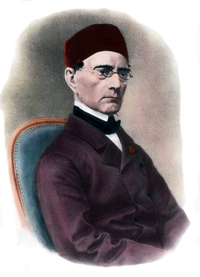 Ritratto di Gabriel Lame (1795-1870) Matematico. Incisione del XIX secolo. Collezione privata da Unknown artist