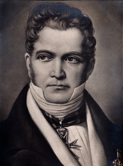 Ritratto di Gaspare Spontini (incisione) da Unknown artist