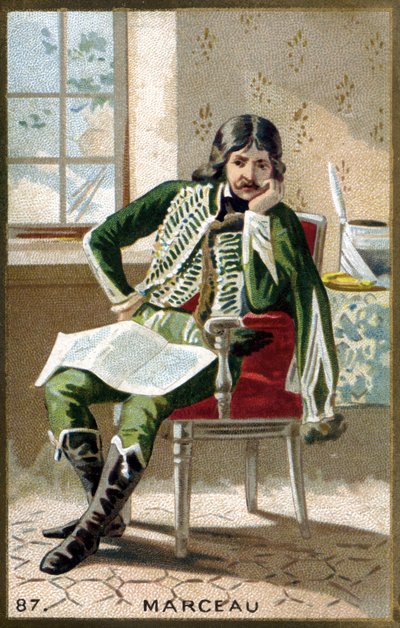 Ritratto del Generale Marceau (1769 - 1796) (cromolitografia della fine del XIX secolo) da Unknown artist