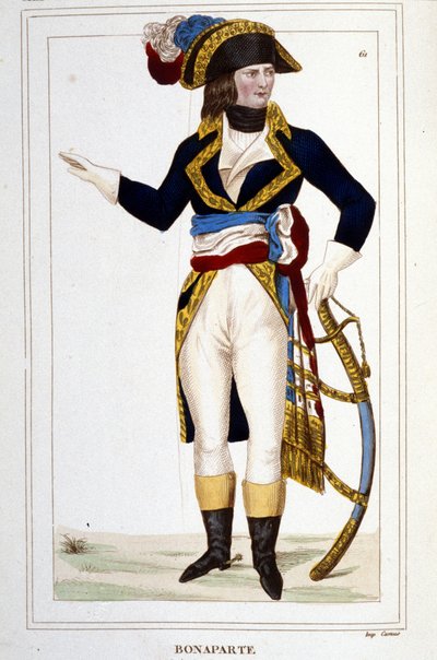 Ritratto del generale Napoleone Bonaparte (1769 - 1821) in uniforme da Unknown artist