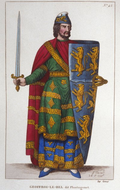 Ritratto di Geoffroy V detto Il Bello o Plantageneto, conte d