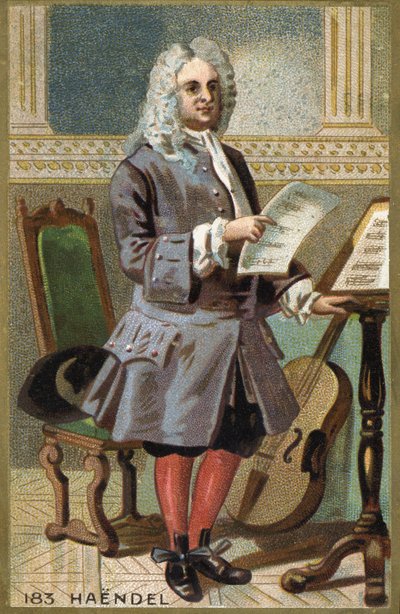 Ritratto di Georg Friedrich Handel da Unknown artist