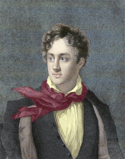 Ritratto di George Gordon Noel, 6° Barone Byron, Lord Byron (1788-1824) da Unknown artist