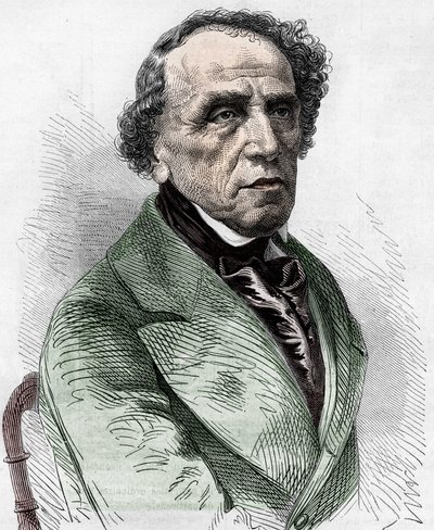 Ritratto di Giacomo Meyerbeer (1791-1864), compositore tedesco. da Unknown artist