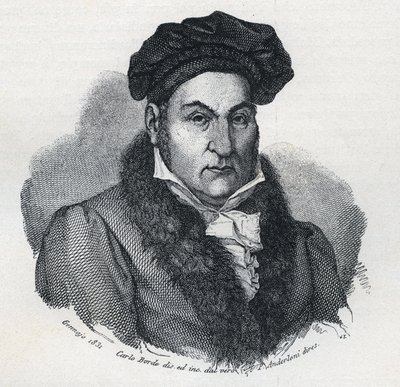 Ritratto di Giandomenico (Gian Domenico) Romagnosi (1761-1835), filosofo e avvocato italiano da Unknown artist