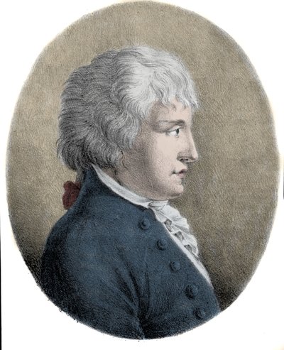 Ritratto di Giovanni Battista Pergolesi (Jean Baptiste Pergolese, Jean-Baptiste) (1710 - 1736), compositore italiano. Incisione del XIX secolo. da Unknown artist