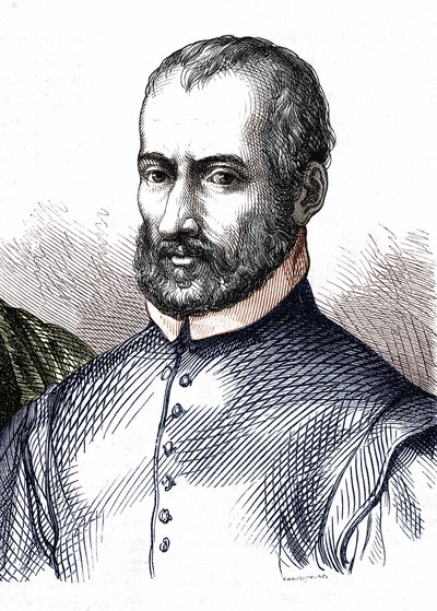 Ritratto di Giovanni Pierluigi da Palestrina (1525 - 1594), compositore italiano da Unknown artist