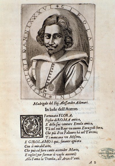 Ritratto di Girolamo Fantini (incisione) da Unknown artist