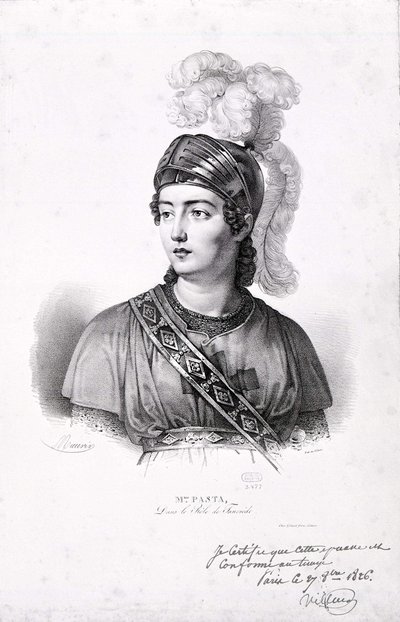 Ritratto di Giuditta Pasta (1797-1865) da Unknown artist