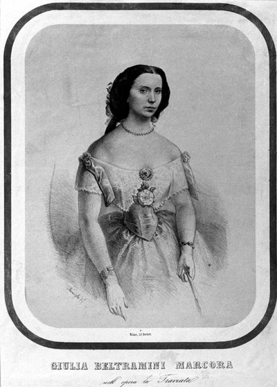 Ritratto di Giulia Beltramini Marcora in 