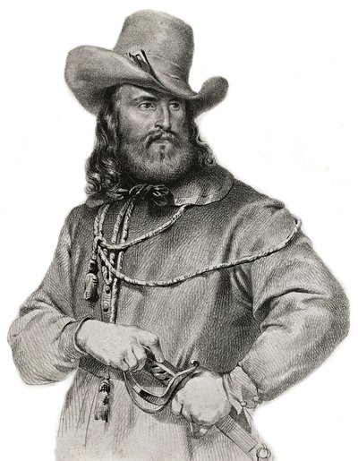 Ritratto di Giuseppe Garibaldi (1807-1882), Generale, patriota italiano e leader da Unknown artist
