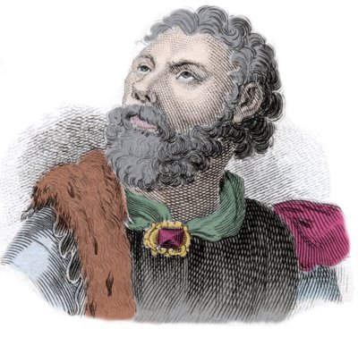 Ritratto di Goffredo di Buglione (1040/61-1100), Duca della Bassa Lorena da Unknown artist