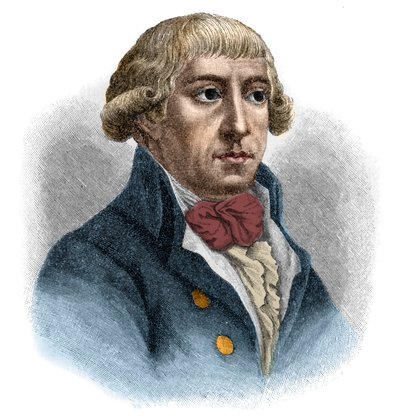 Ritratto di Gottfried August Burger (Geoffroy Auguste Burger) da Unknown artist