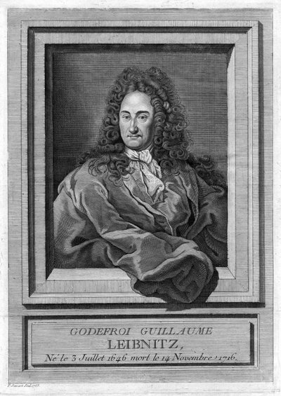 Ritratto di Gottfried Wilhelm Leibniz (1646 - 1716) da Unknown artist