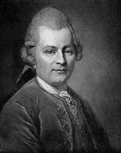 Ritratto di Gotthold Ephraim Lessing (1729 - 1781) scrittore e drammaturgo tedesco da Unknown artist