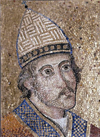 Ritratto di Gregorio IX (1145 - 1241). Combatté contro Federico II e organizzò l