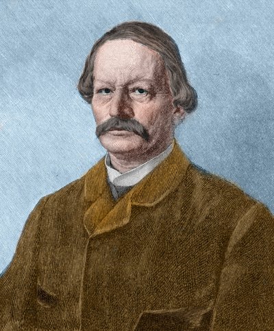 Ritratto di Gustav Freytag (1816-1895), scrittore tedesco da Unknown artist