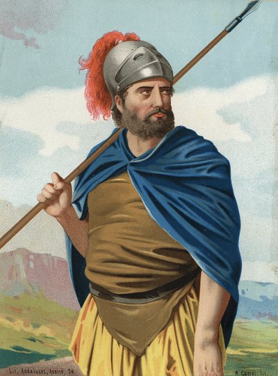 Ritratto di Annibale, uomo di guerra cartaginese (punico) (247 a.C. - 183 a.C.). Da 
