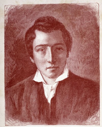 Ritratto di Heinrich Heine, scrittore tedesco - incisione da Unknown artist