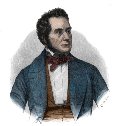 Ritratto di Heinrich Wilhelm August Freiherr von Gagern, statista che sostenne l