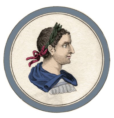 Ritratto di Eliogabalo o Elagabalo (Varius Avitus Bassianus), imperatore romano dal 218 al 222 con il nome di Marco Aurelio Antonino. Incisione del XIX secolo da Unknown artist