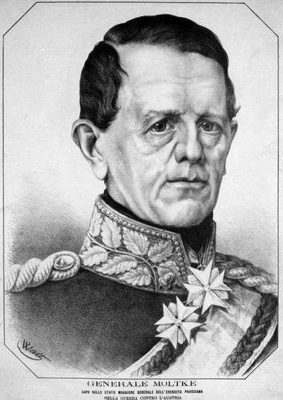 Ritratto di Helmuth Karl Bernhard, Conte von Moltke da Unknown artist