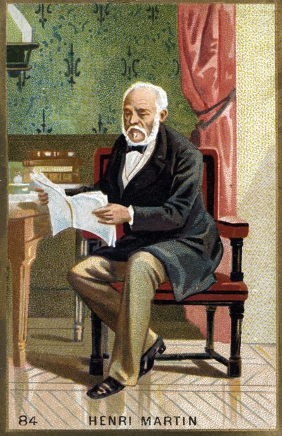 Ritratto di Henri Martin (cromolitografia del XIX secolo) da Unknown artist
