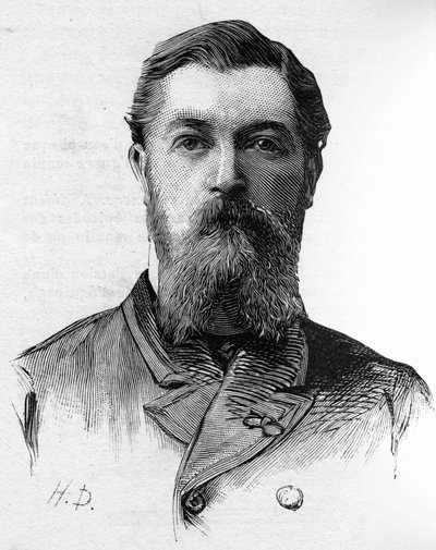 Ritratto di Henri Roulleaux Dugage (1849-1887) deputato tra il 1885 e il 1887. da Unknown artist