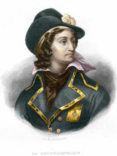 Ritratto di Henri du Vergier, conte di La Rochejaquelein, generale vandeano da Unknown artist