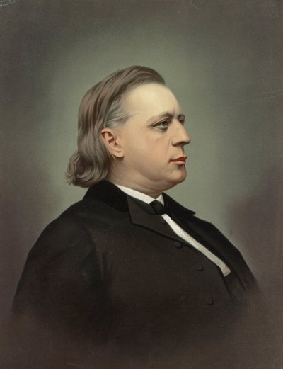 Ritratto di Henry Ward Beecher (1813-1887) da Unknown artist