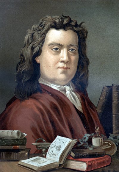 Ritratto di Hermann Boerhaave (1668-1738), medico e chimico olandese, da 