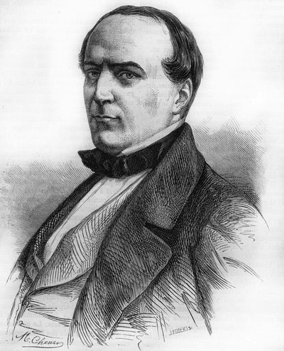 Ritratto di Hippolyte Fortoul (1811-1856). Ministro della Marina e Ministro dell