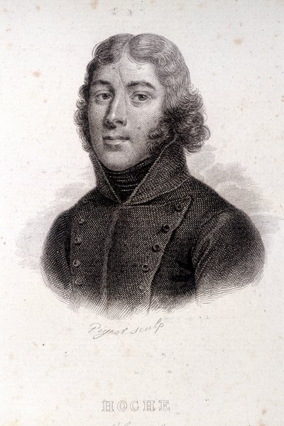 Ritratto di Hoche, incisione del XIX secolo da Unknown artist