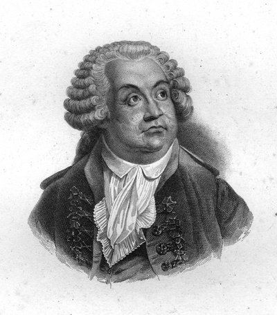 Ritratto di Honoré Gabriel Riqueti, Conte di Mirabeau (1749-1791), incisione del XIX secolo da Unknown artist