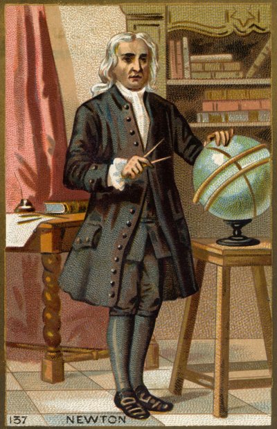 Ritratto di Isaac Newton (1642-1727), matematico, fisico e astronomo inglese da Unknown artist