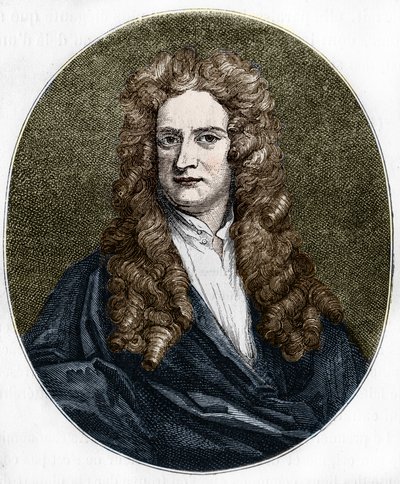 Ritratto di Isaac Newton (1642-1727), fisico inglese da Unknown artist
