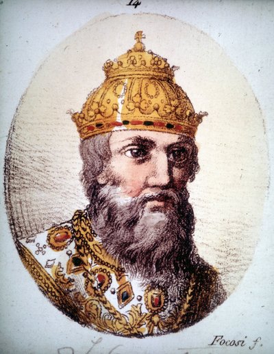 Ritratto di Ivan IV il Terribile (1530 - 1584), zar russo da Unknown artist