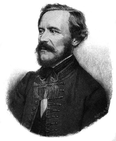 Ritratto di JOSEPH Barone EOTVOS, scrittore e statista ungherese da Unknown artist