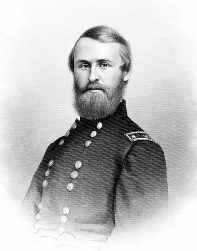 Ritratto di Jacob Dolson Cox che partecipò alla guerra civile. da Unknown artist