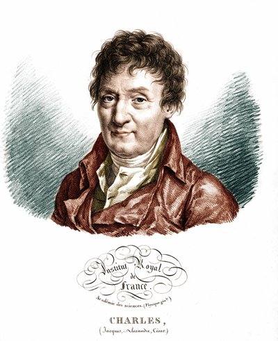 Ritratto di Jacques Alexandre César Charles (1746-1823), fisico francese da Unknown artist
