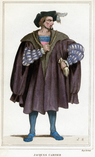 Ritratto di Jacques Cartier (1491 - 1557) da Unknown artist