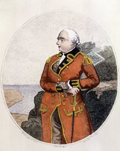 Ritratto di James Cook (1728 - 1779) da Unknown artist