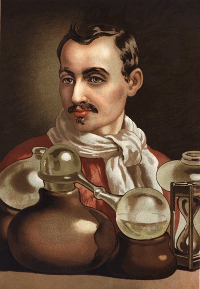 Ritratto di Jan Baptist Van Helmont. Medico e chimico fiammingo, discepolo di Paracelso (Bruxelles) da Unknown artist
